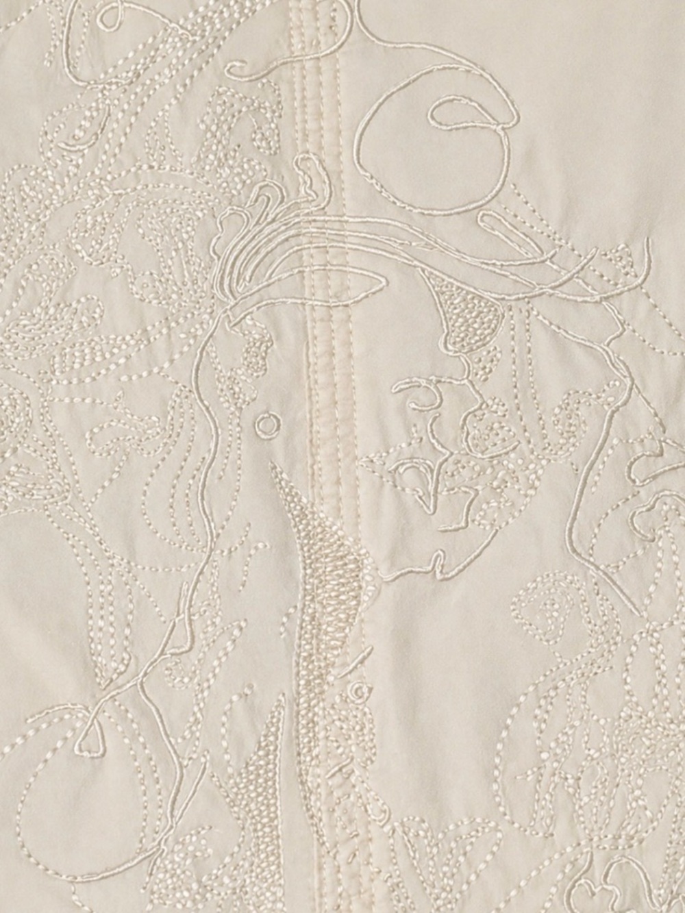 Caribbean Joe Cream Cotton Cargo Capri Pants Drawstring Coastal Beach ~ Size 14 - Picture 7 of 12